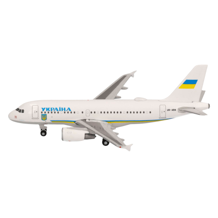 Preview: Herpa Wings Flugzeugmodell Ukraine Government Airbus A319 ACJ (1:500)